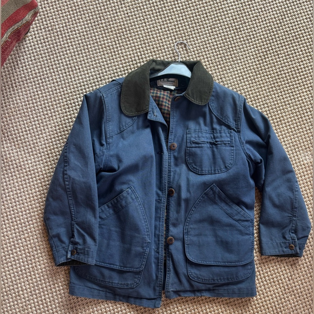 Vintage 1990s LL Bean Women’s Cotton Chore Coat Utility Jacket